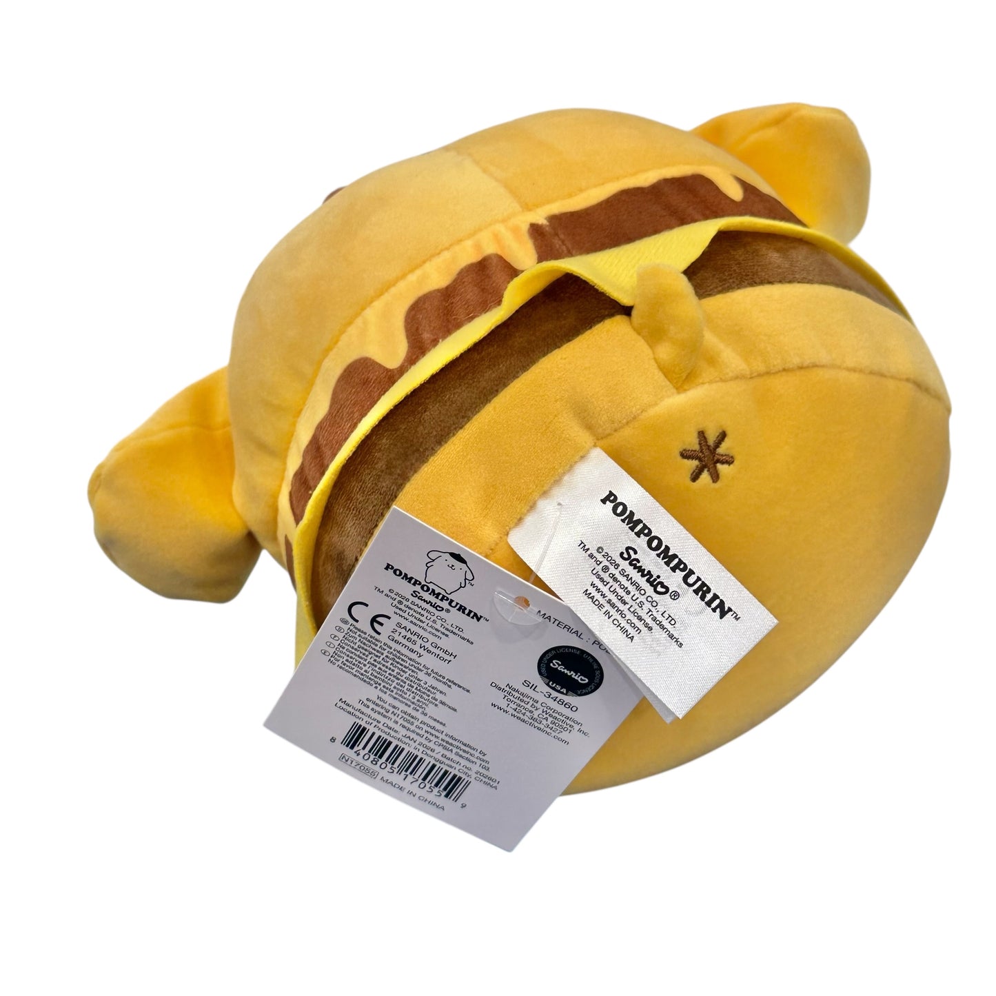Pompompurin "Burger Food" Bean Doll