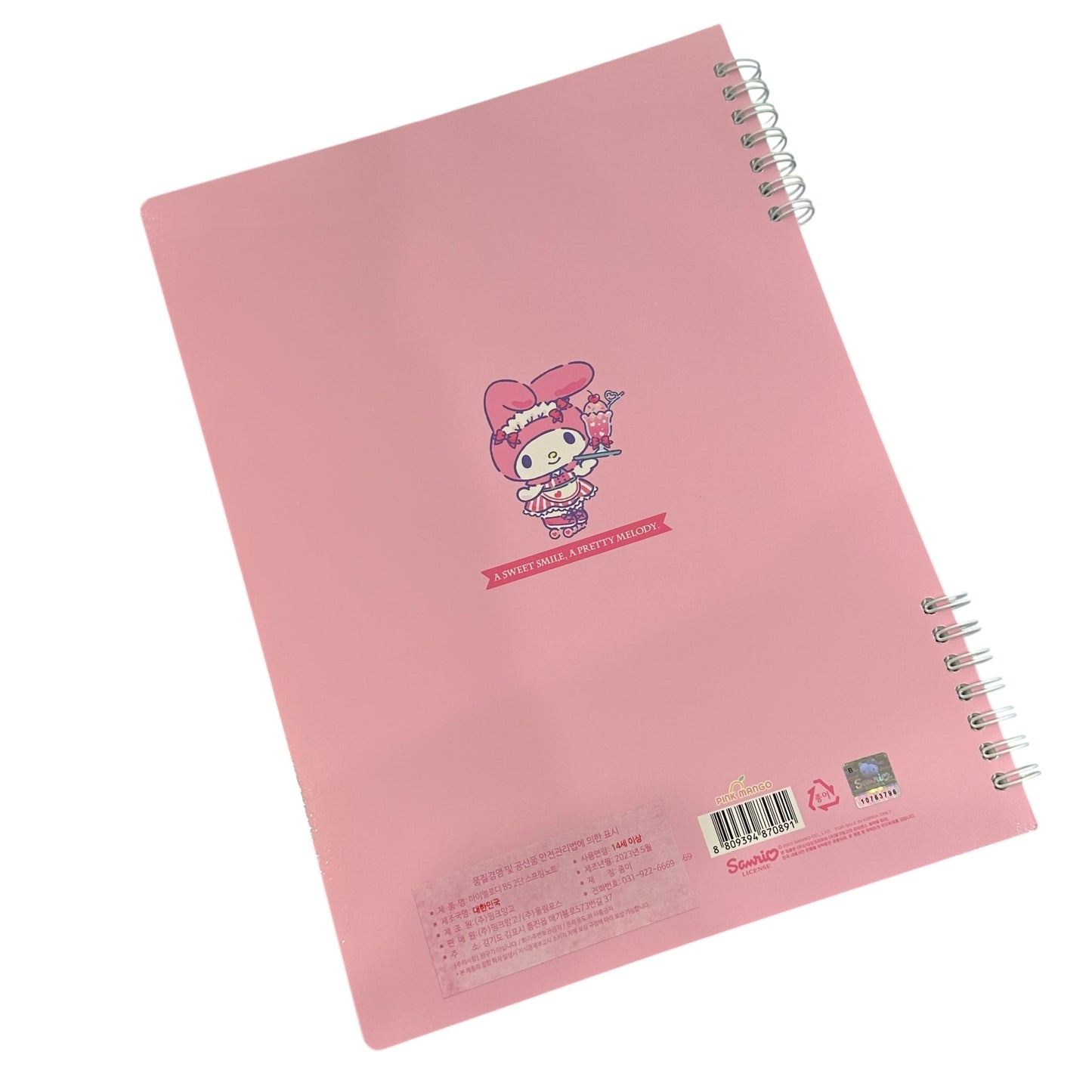 My Melody Spring Notebook