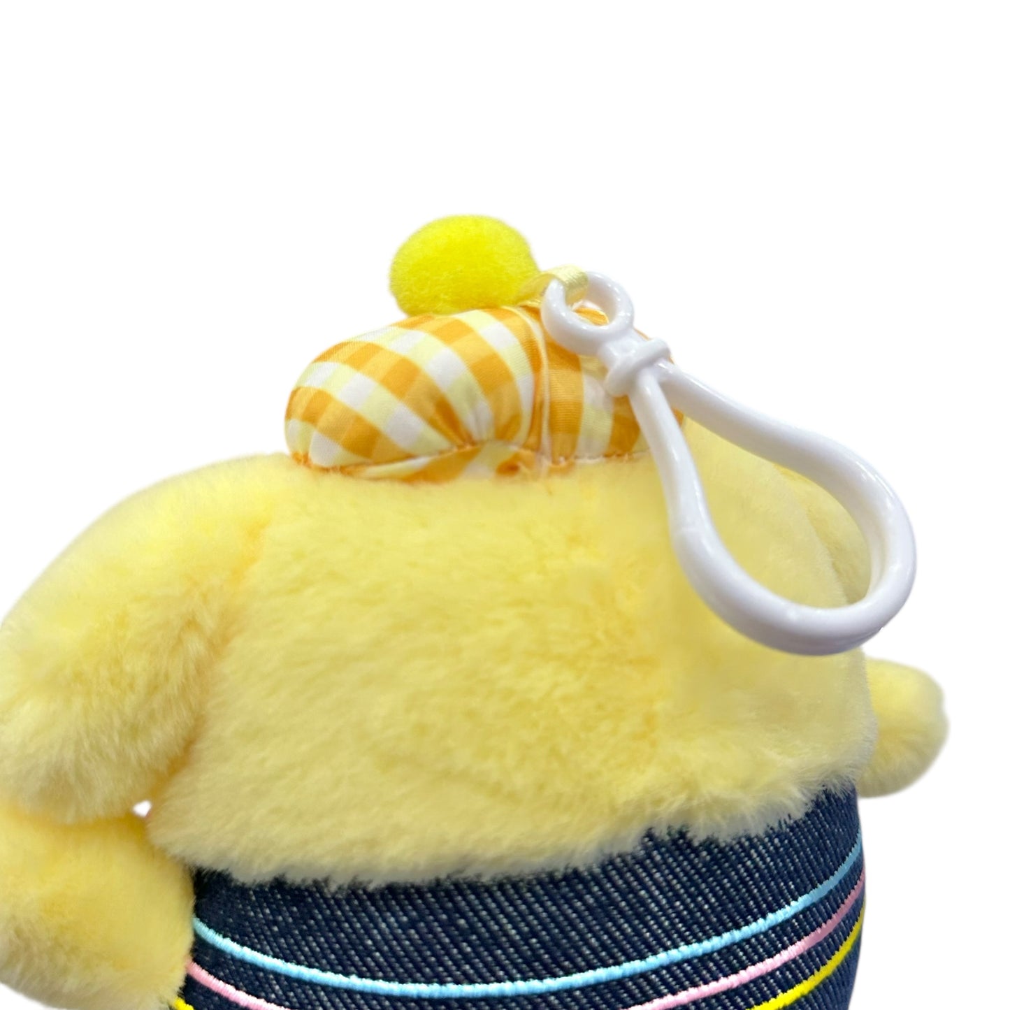 Pompompurin "Gingham Denim" Mascot Clip On