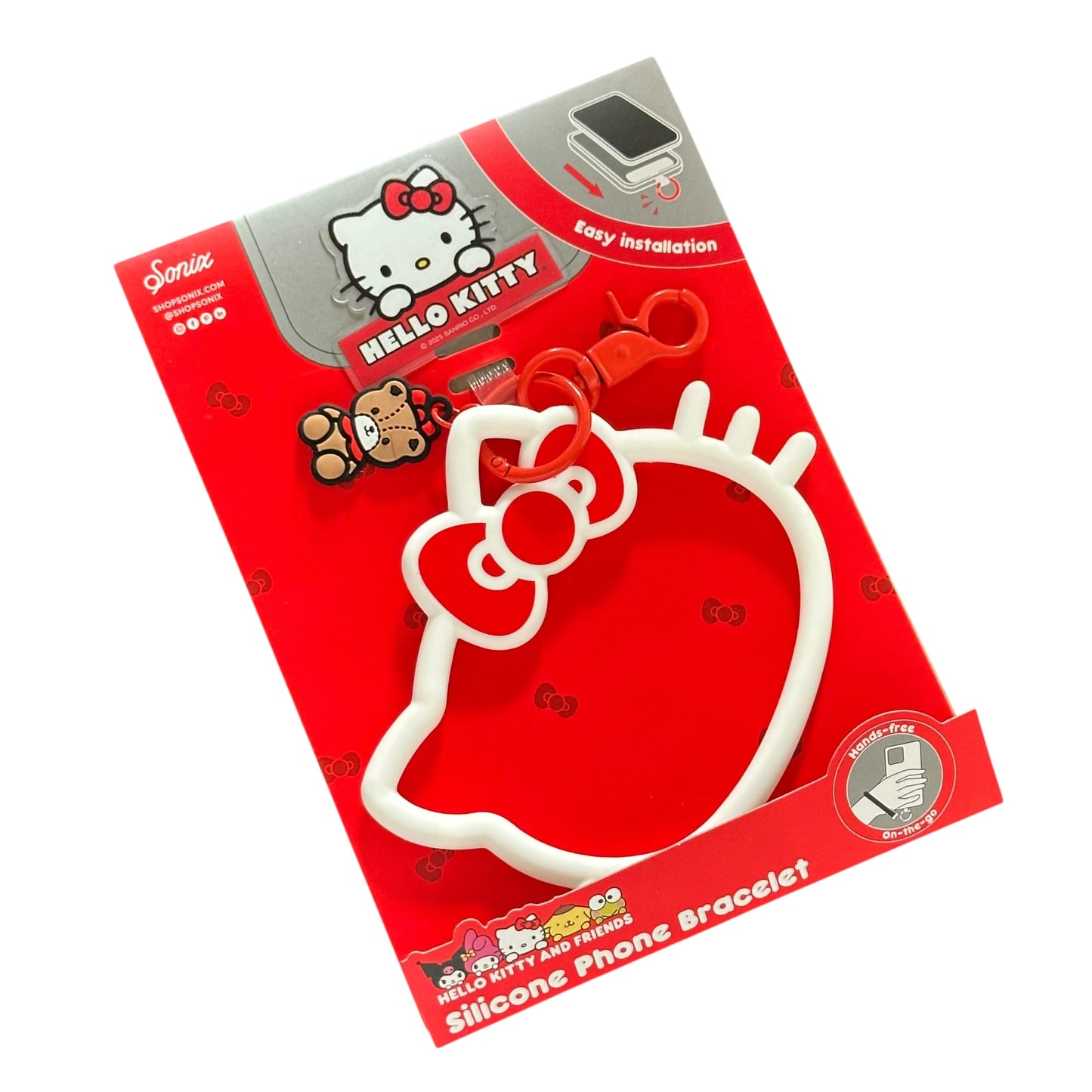 Hello Kitty Silicone Phone Bracelet