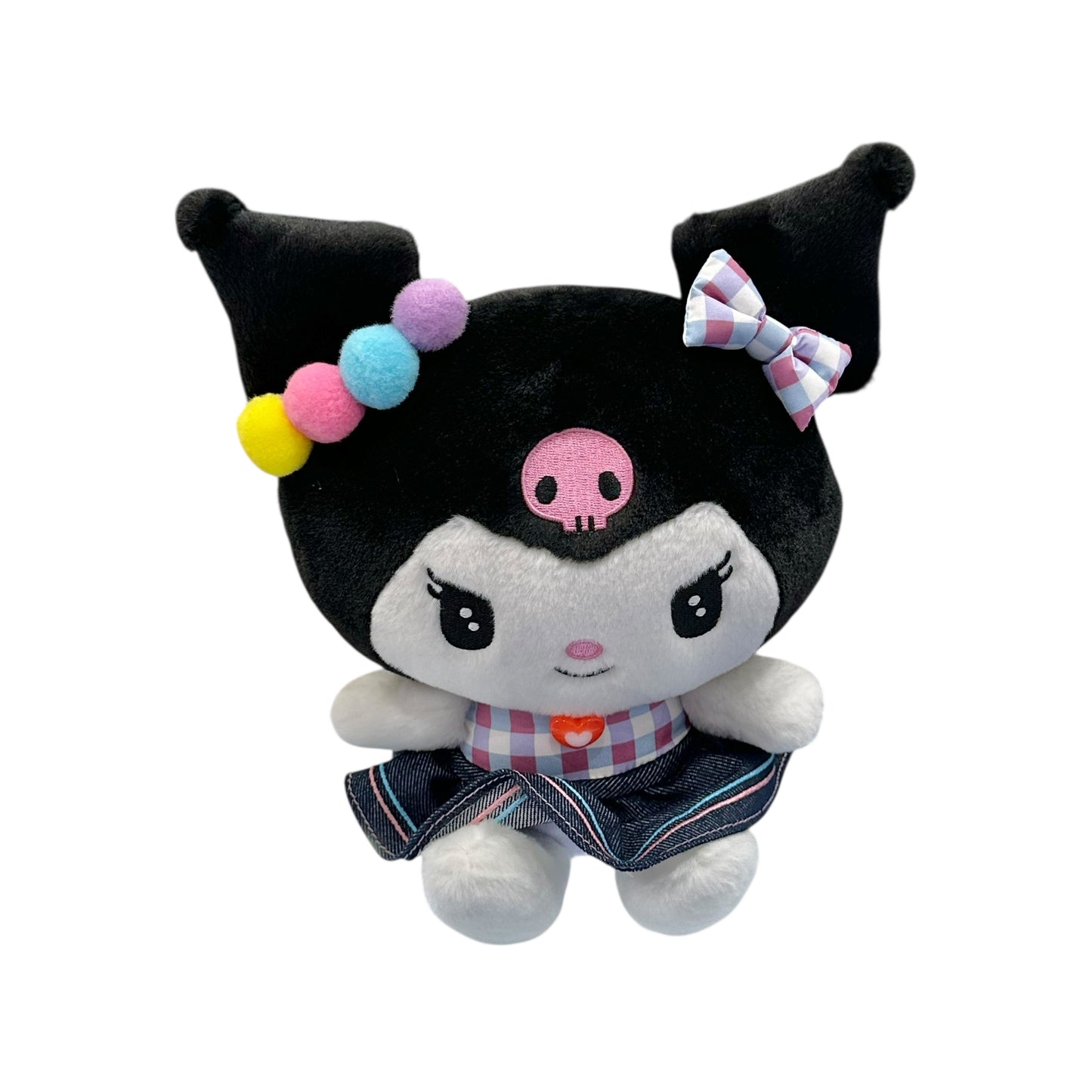 Kuromi "Gingham Denim" 8in Plush