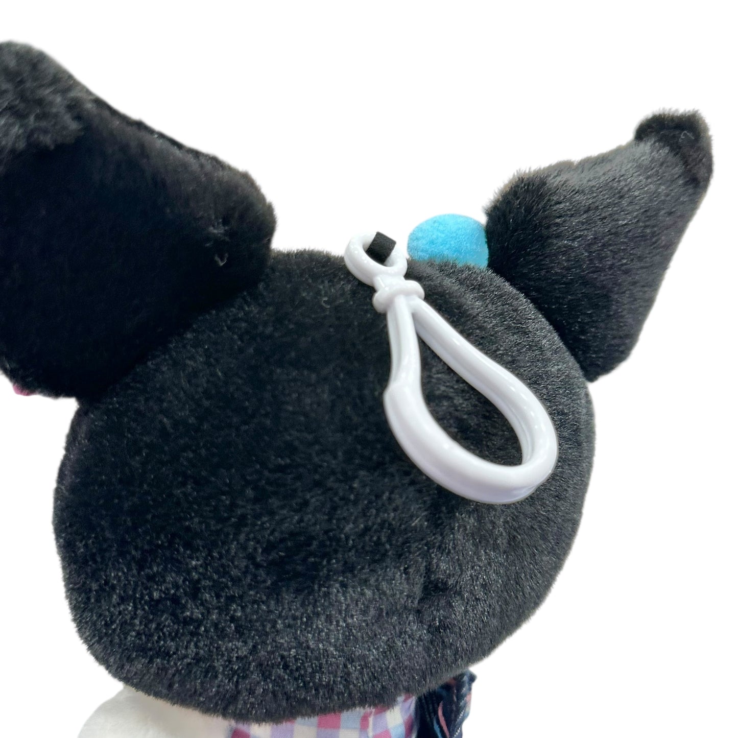 Kuromi "Gingham Denim" Mascot Clip On
