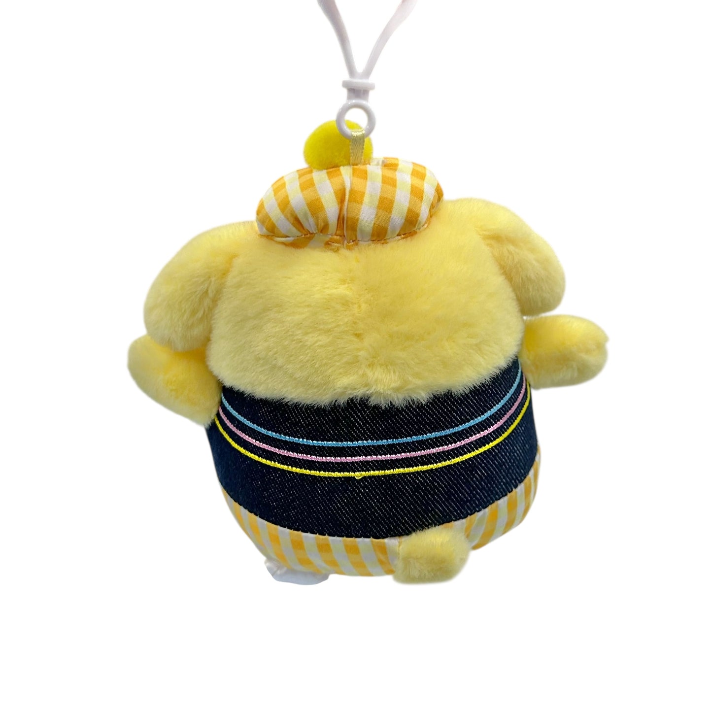 Pompompurin "Gingham Denim" Mascot Clip On