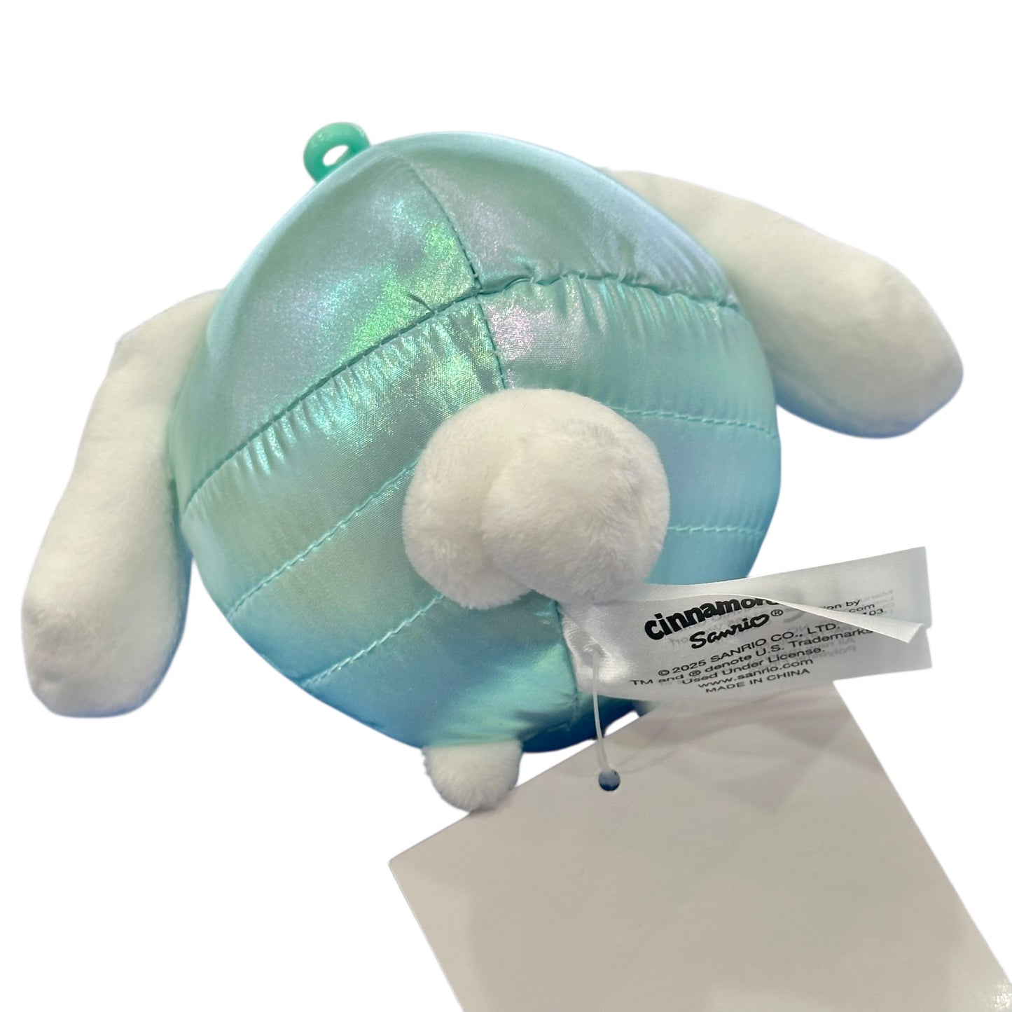 Cinnamoroll "Shiny Hooded Puffer Jacket" Mascot Clip On Plush