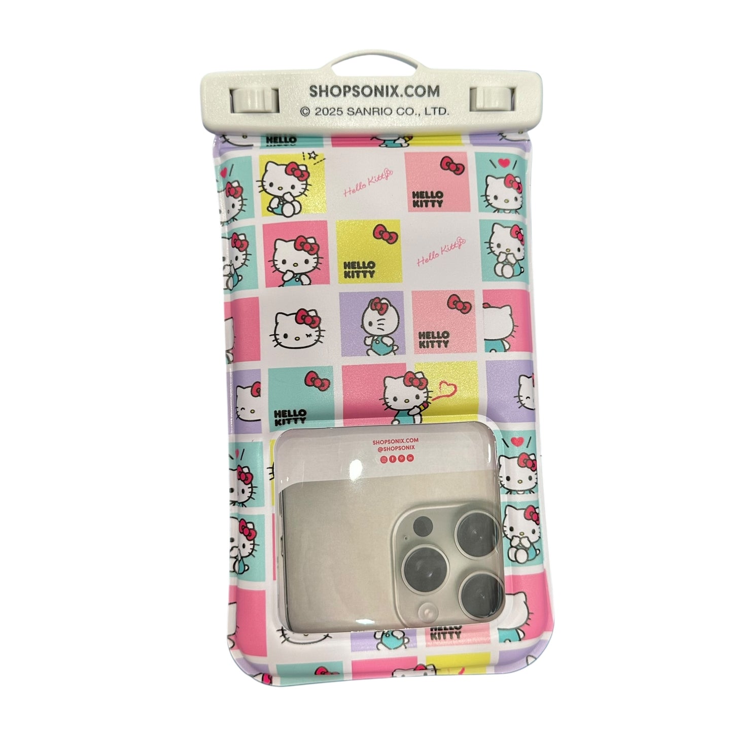 Sonix x Hello Kitty "Grid" Waterproof Phone Pouch