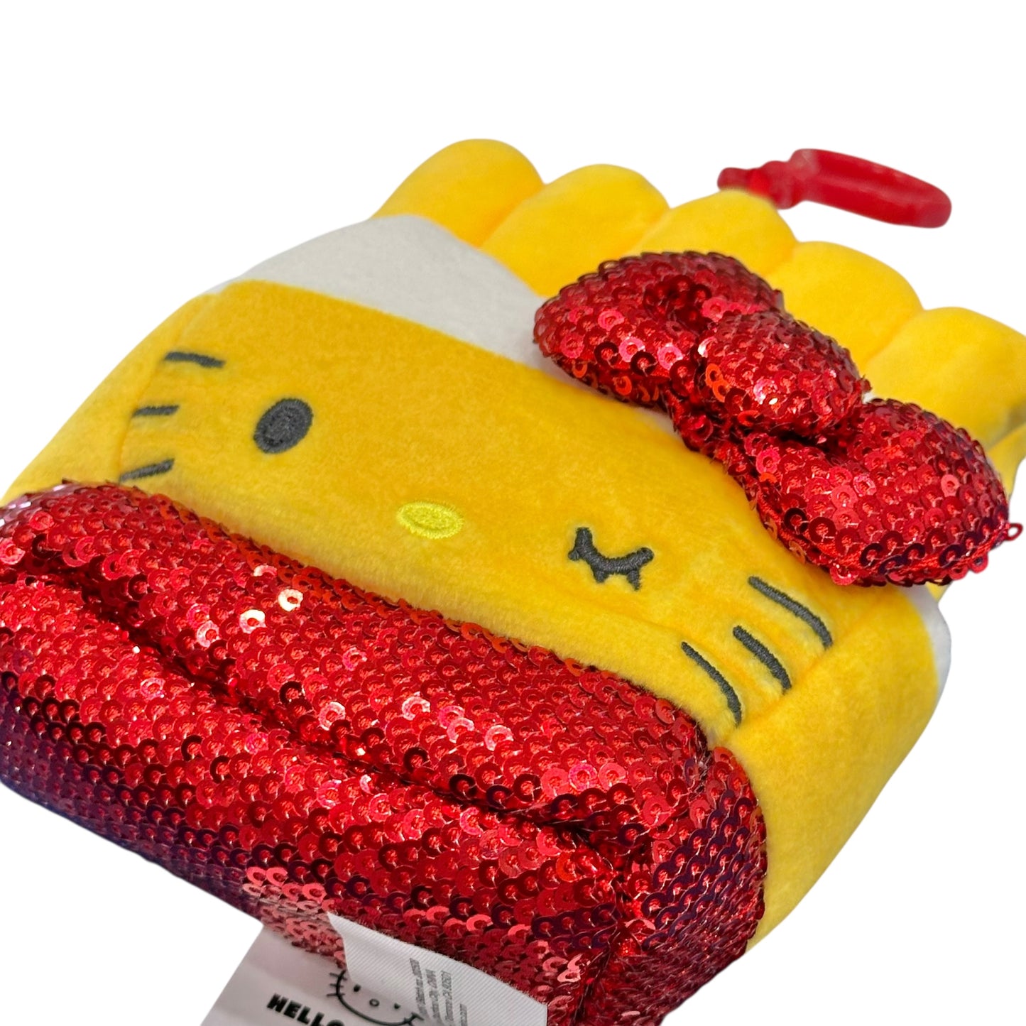 Hello Kitty "French Fries Burger Shop" Mascot Clip On