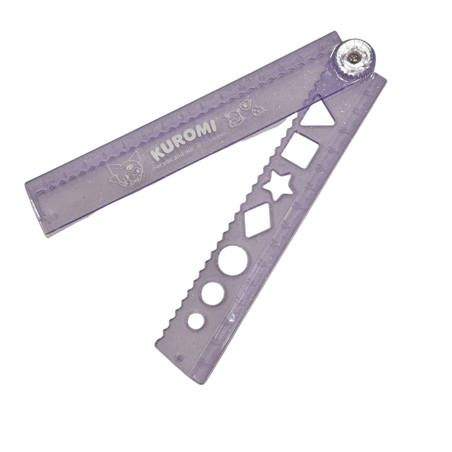 Kuromi 30cm Shaped Ruler