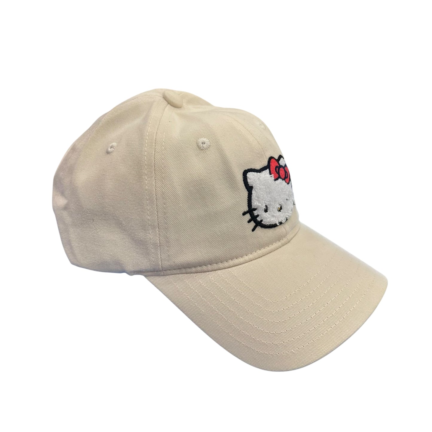 Hello Kitty "Chenille" Patch Pigment Cap (Off White)