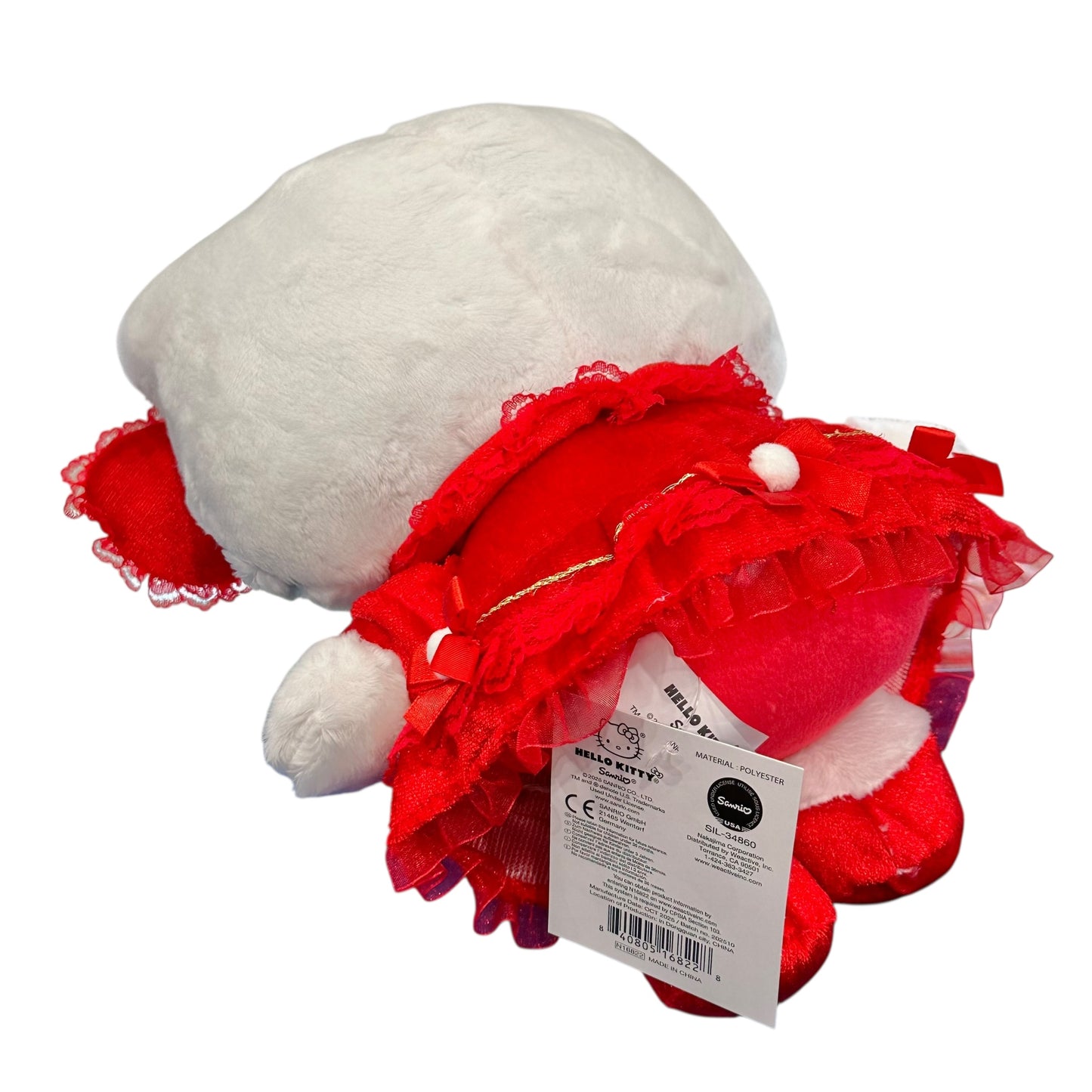 Hello Kitty "Christmas Dress" 8in Plush