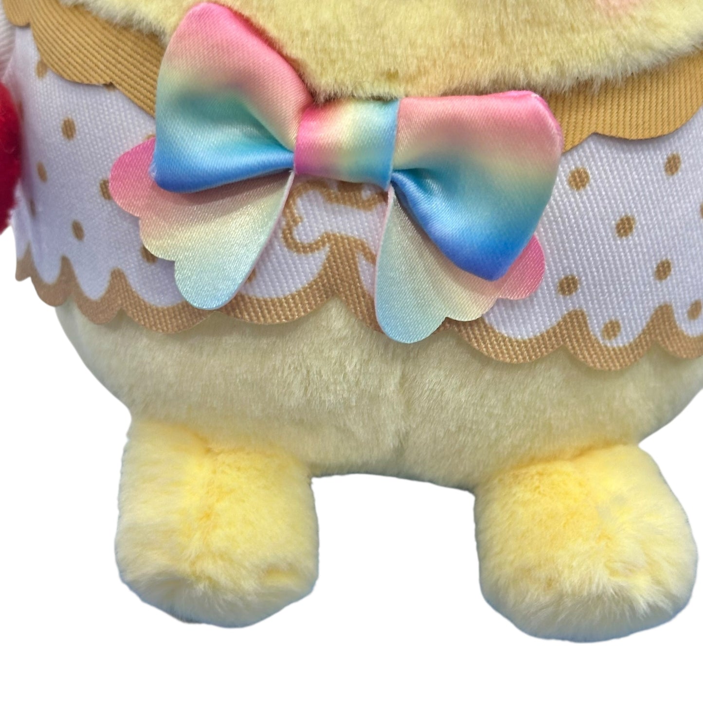 Pompompurin "Strawberry Rainbow" Mascot Clip On