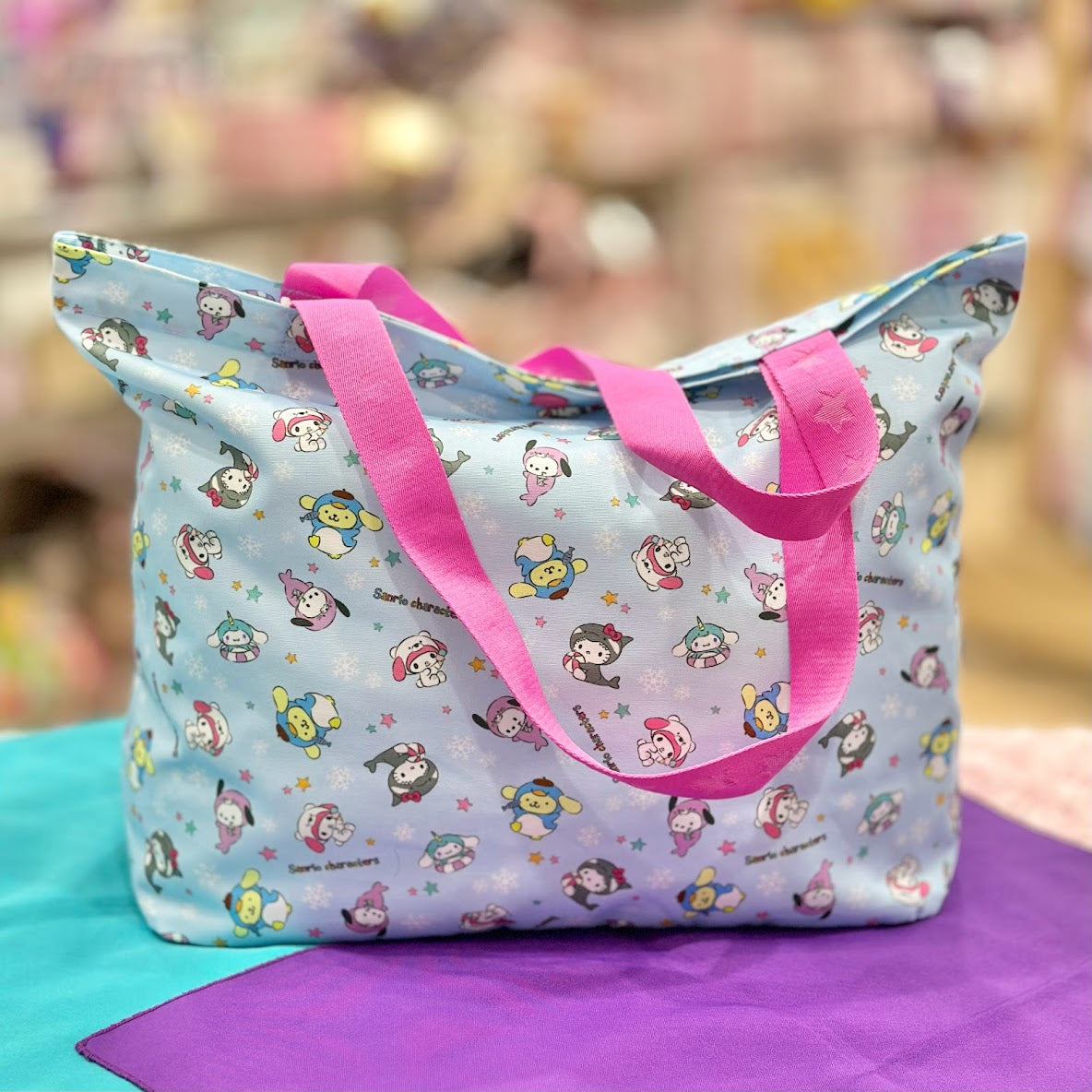 Sanrio Characters "Ice Island" Shoulder Tote Bag