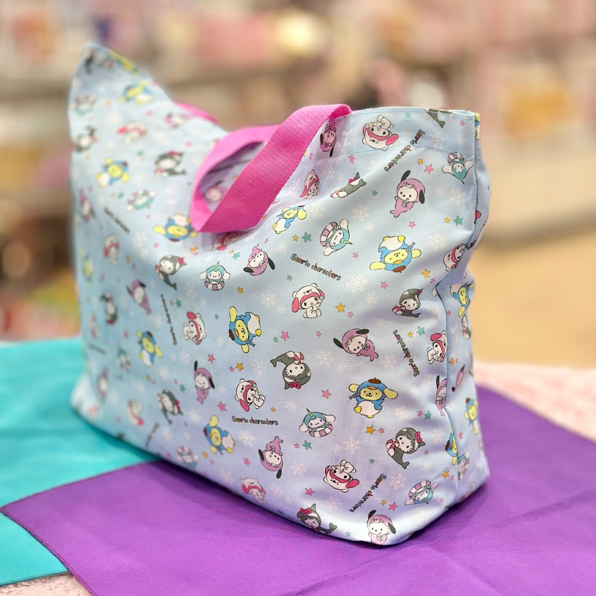 Sanrio Characters "Ice Island" Shoulder Tote Bag