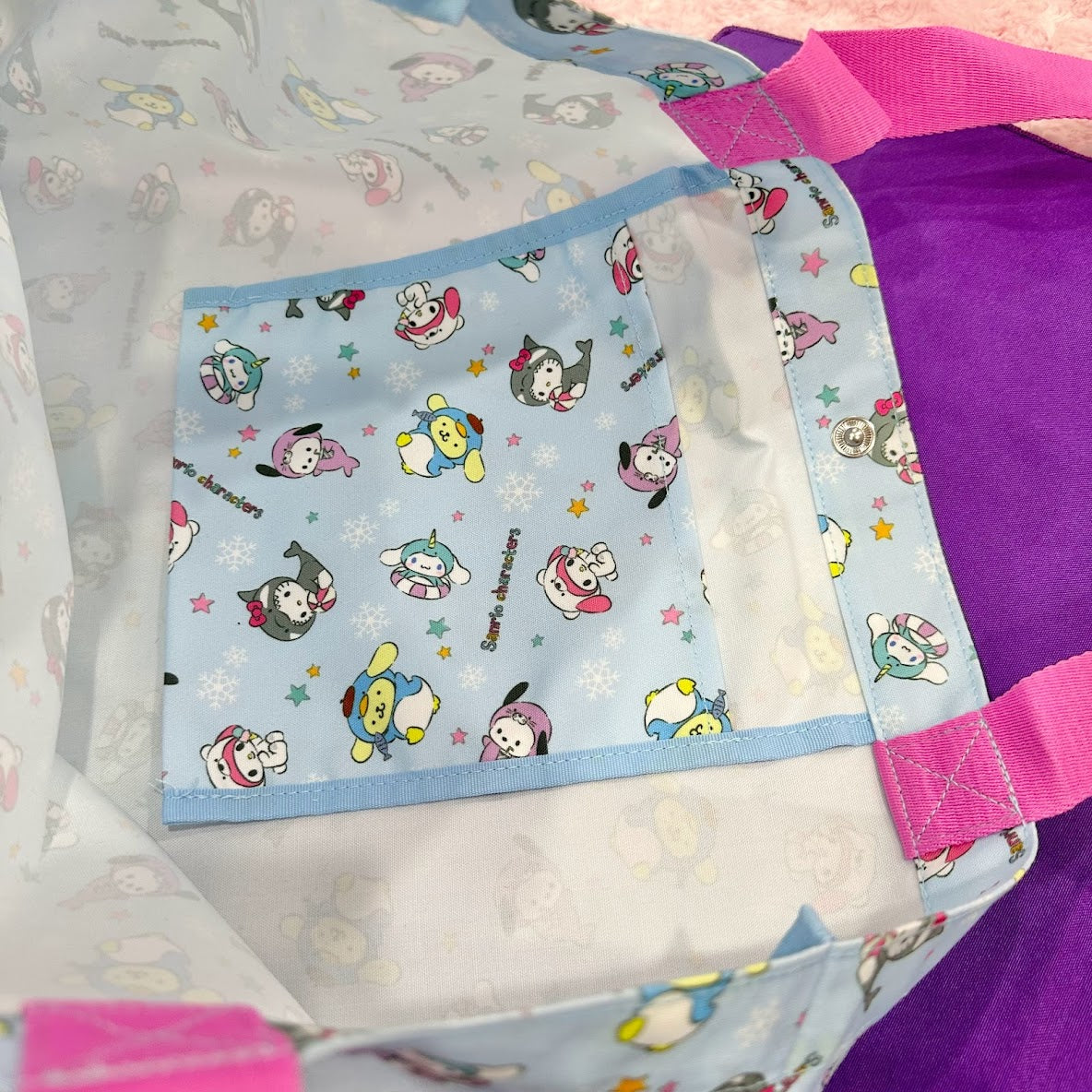 Sanrio Characters "Ice Island" Shoulder Tote Bag