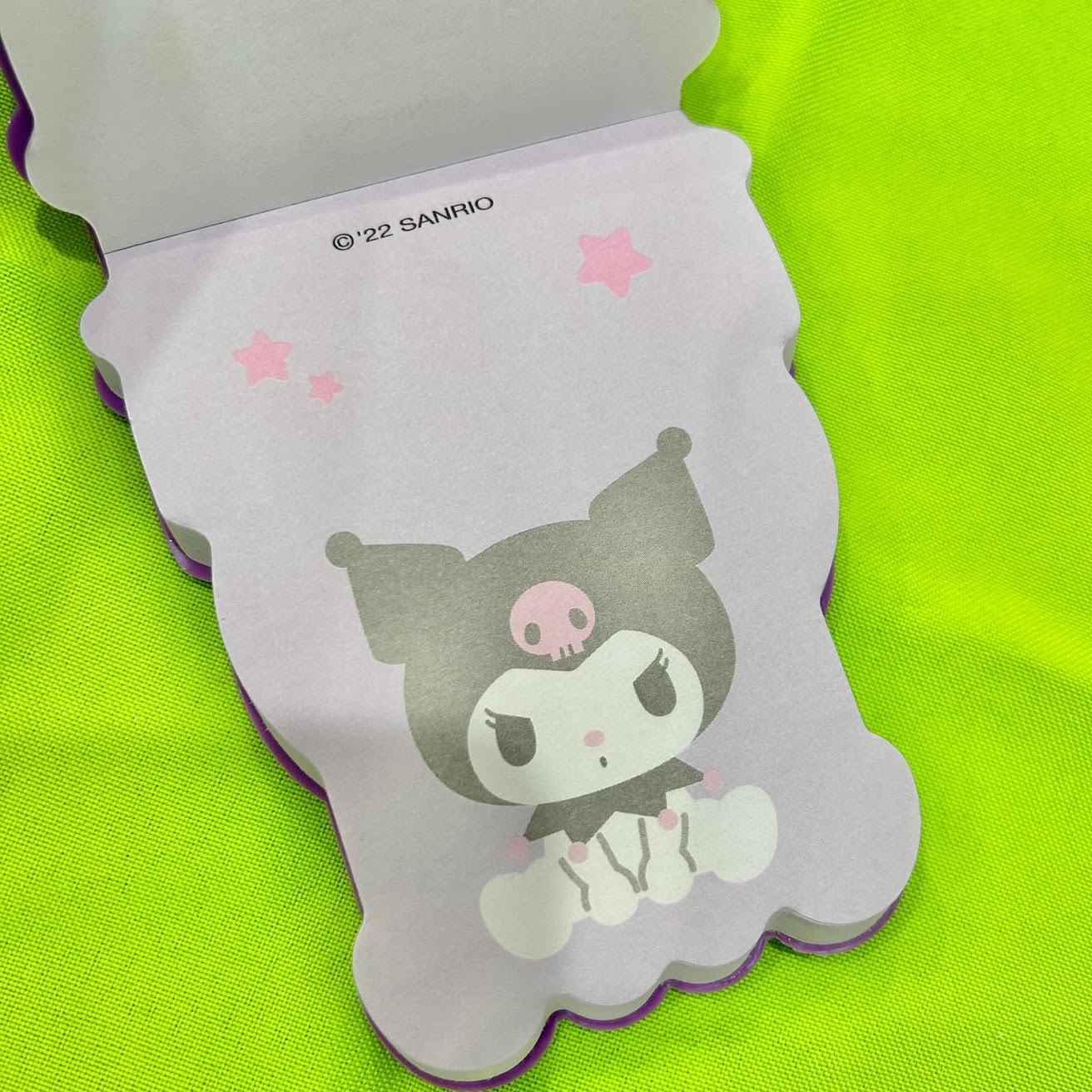 Kuromi Cute Pocket Memo Pad w/ Silicone Cover
