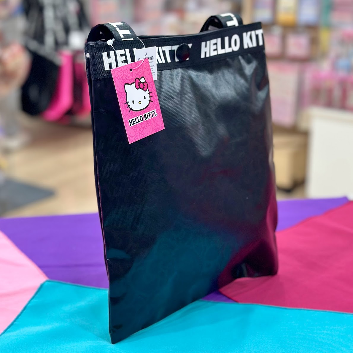 Hello Kitty Black "Sharp" Tote Bag