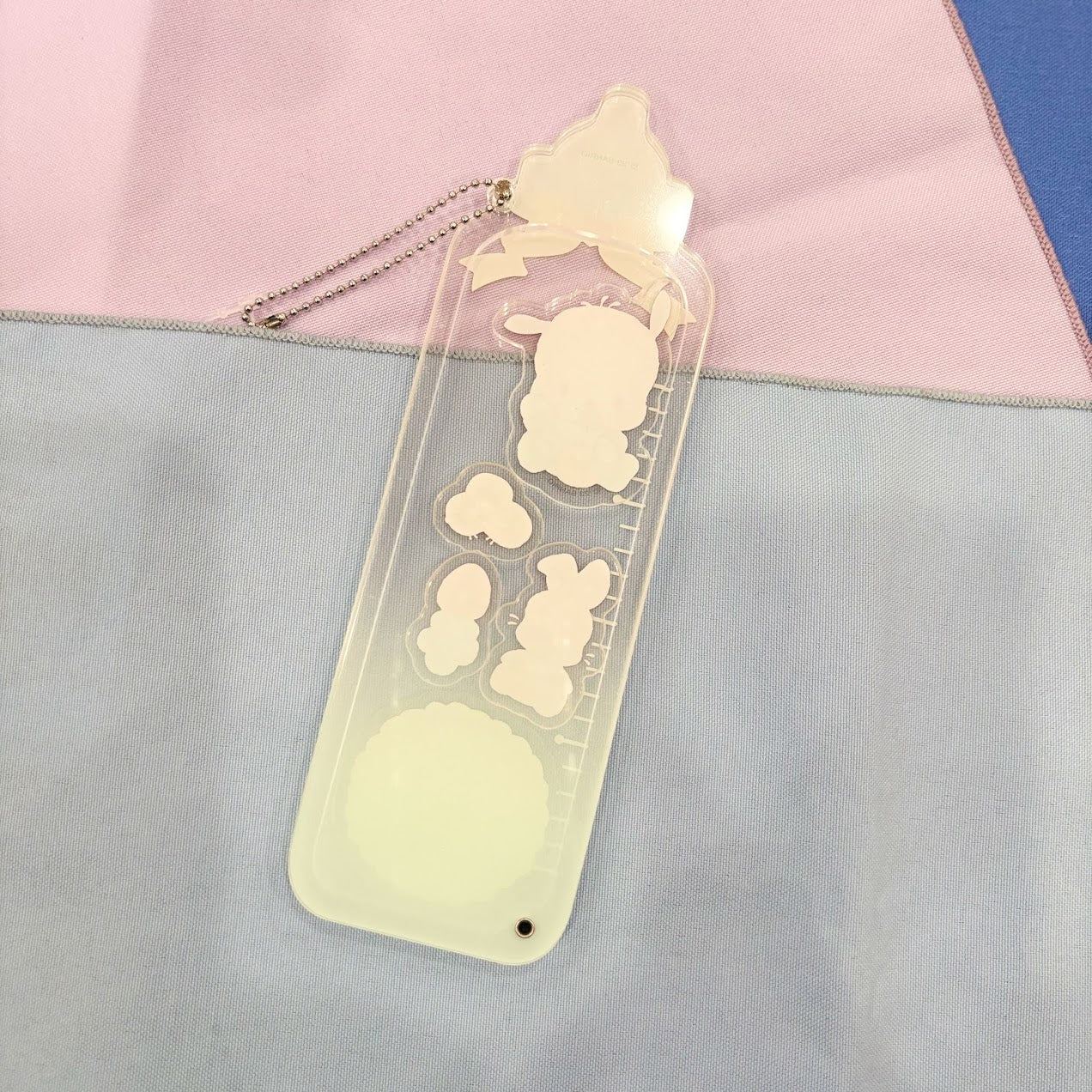 Pochacco "Baby Bottle" Acrylic Keychain