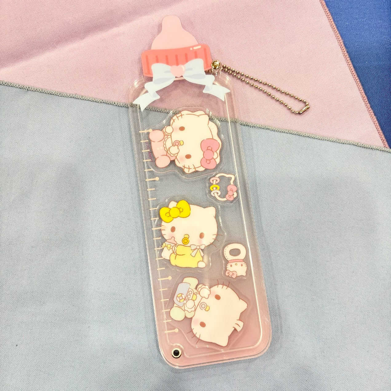 Hello Kitty "Baby Bottle" Acrylic Keychain