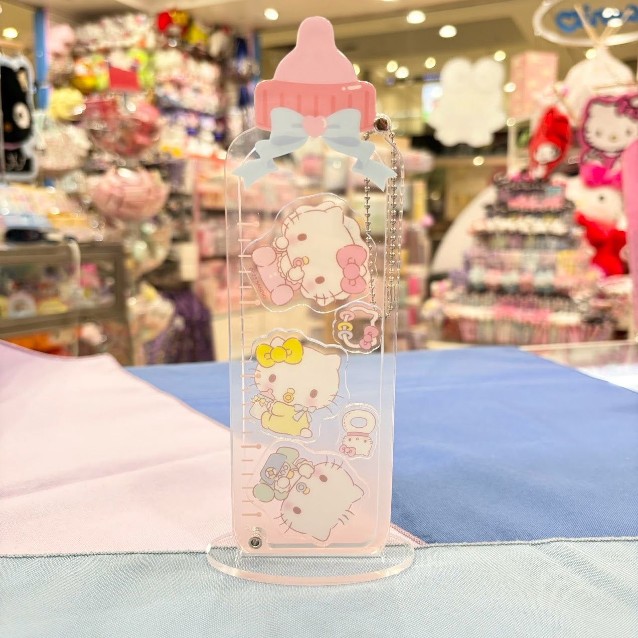 Hello Kitty "Baby Bottle" Acrylic Keychain