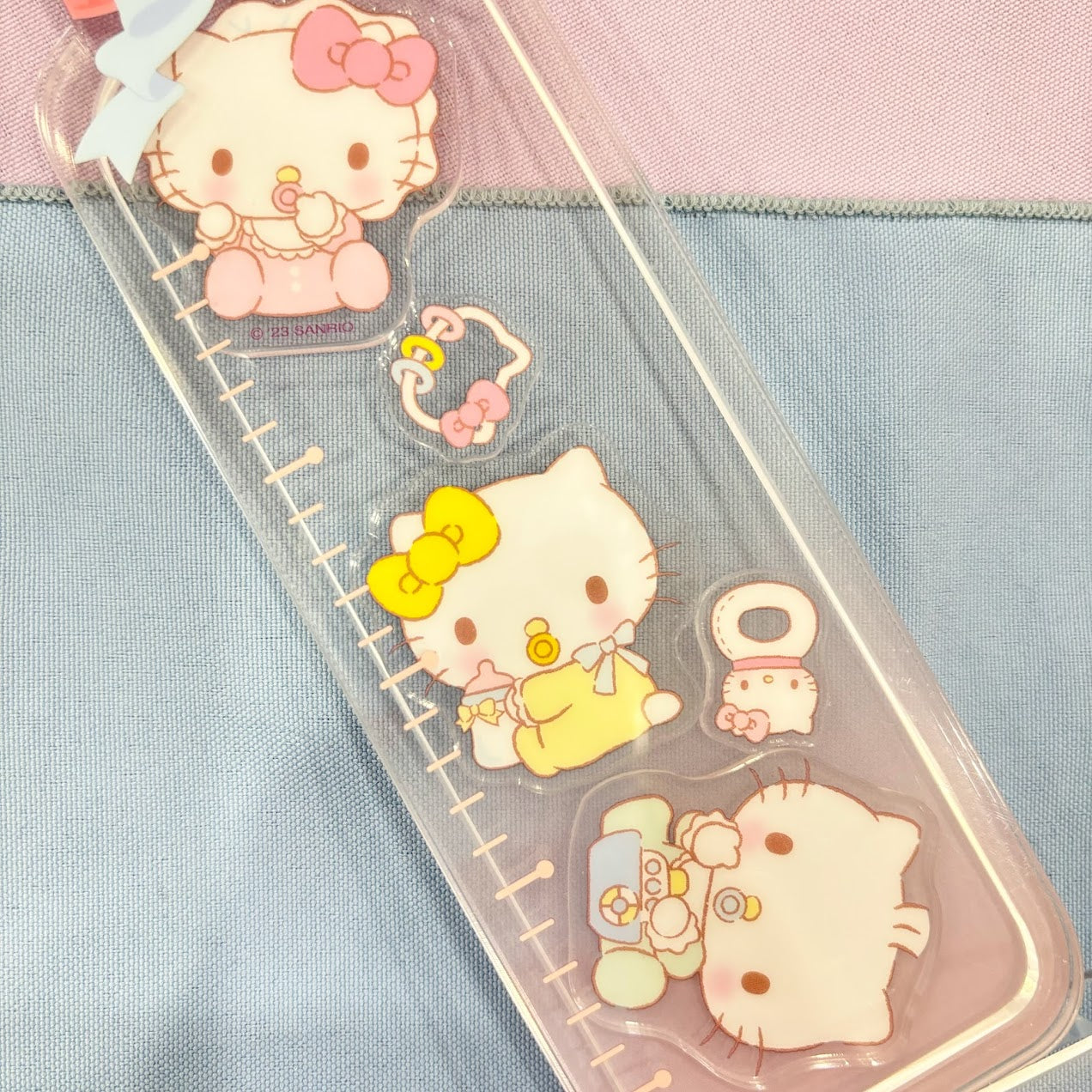 Hello Kitty "Baby Bottle" Acrylic Keychain