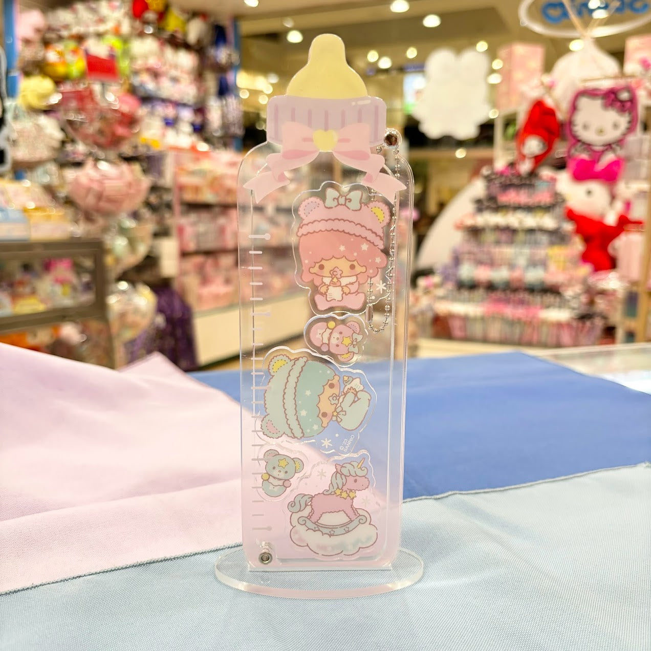 Little Twin Stars "Baby Bottle" Acrylic Keychain
