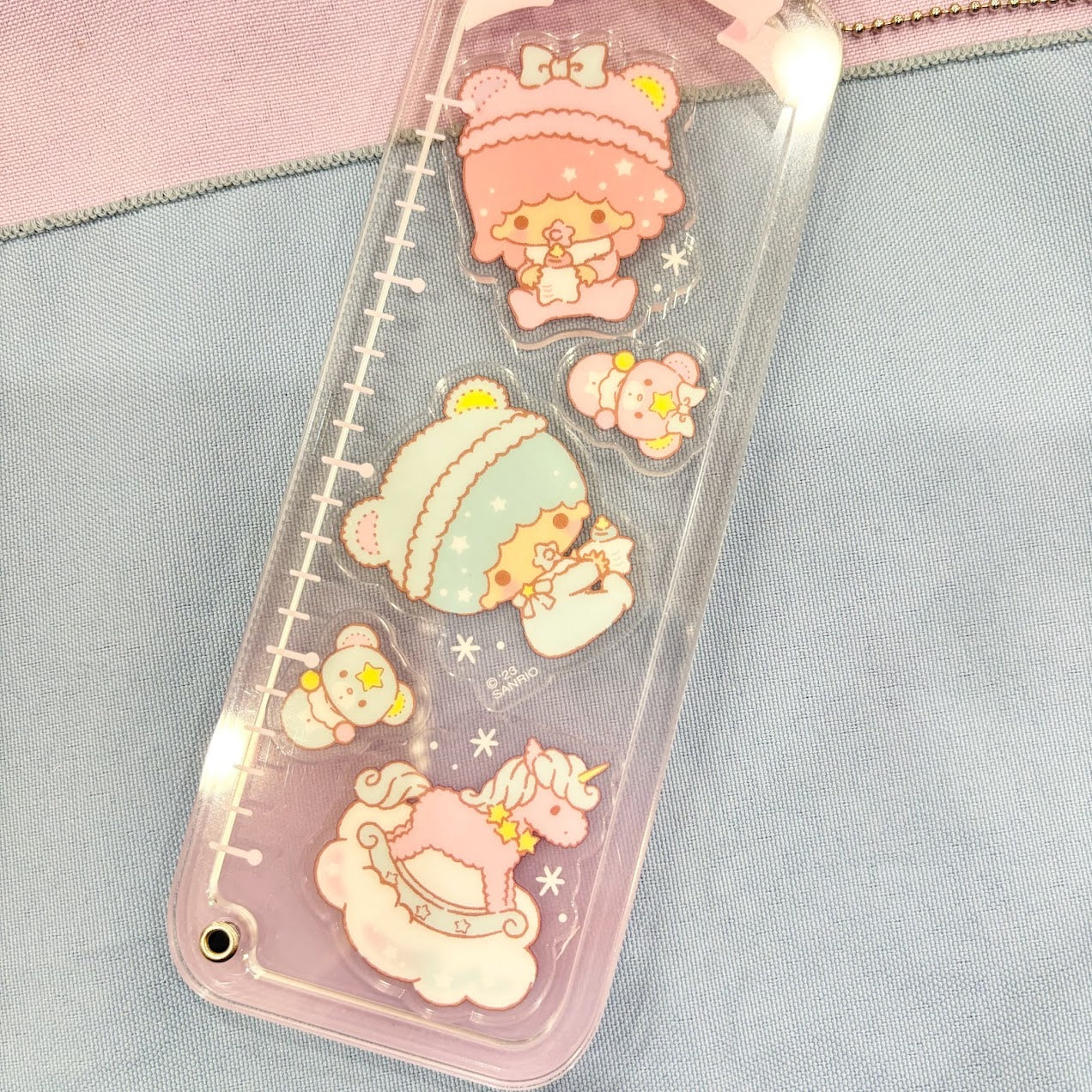 Little Twin Stars "Baby Bottle" Acrylic Keychain