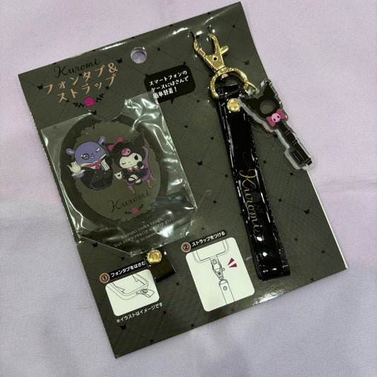 Kuromi "OJO" Phone Tab & Strap