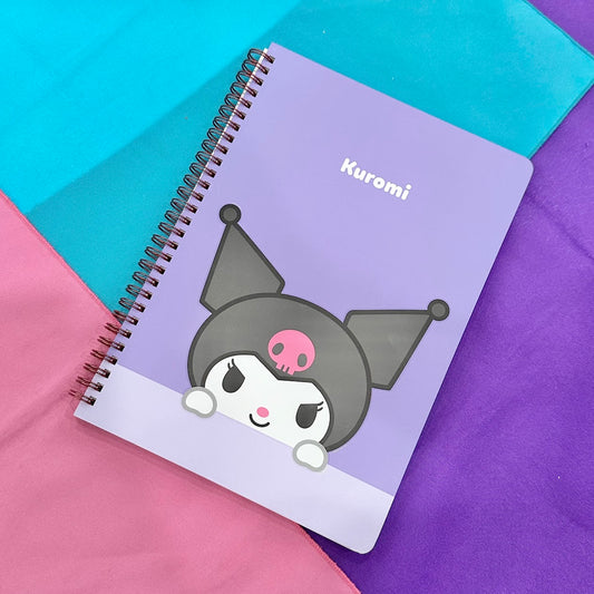 Kuromi PP College Ruled Notebook (Purple)