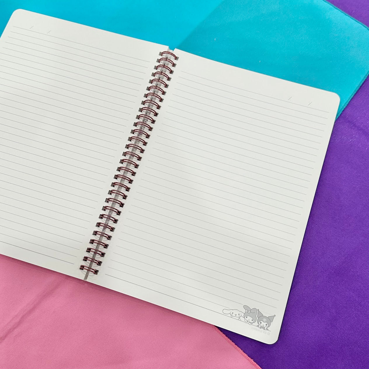 Kuromi PP College Ruled Notebook (Purple)