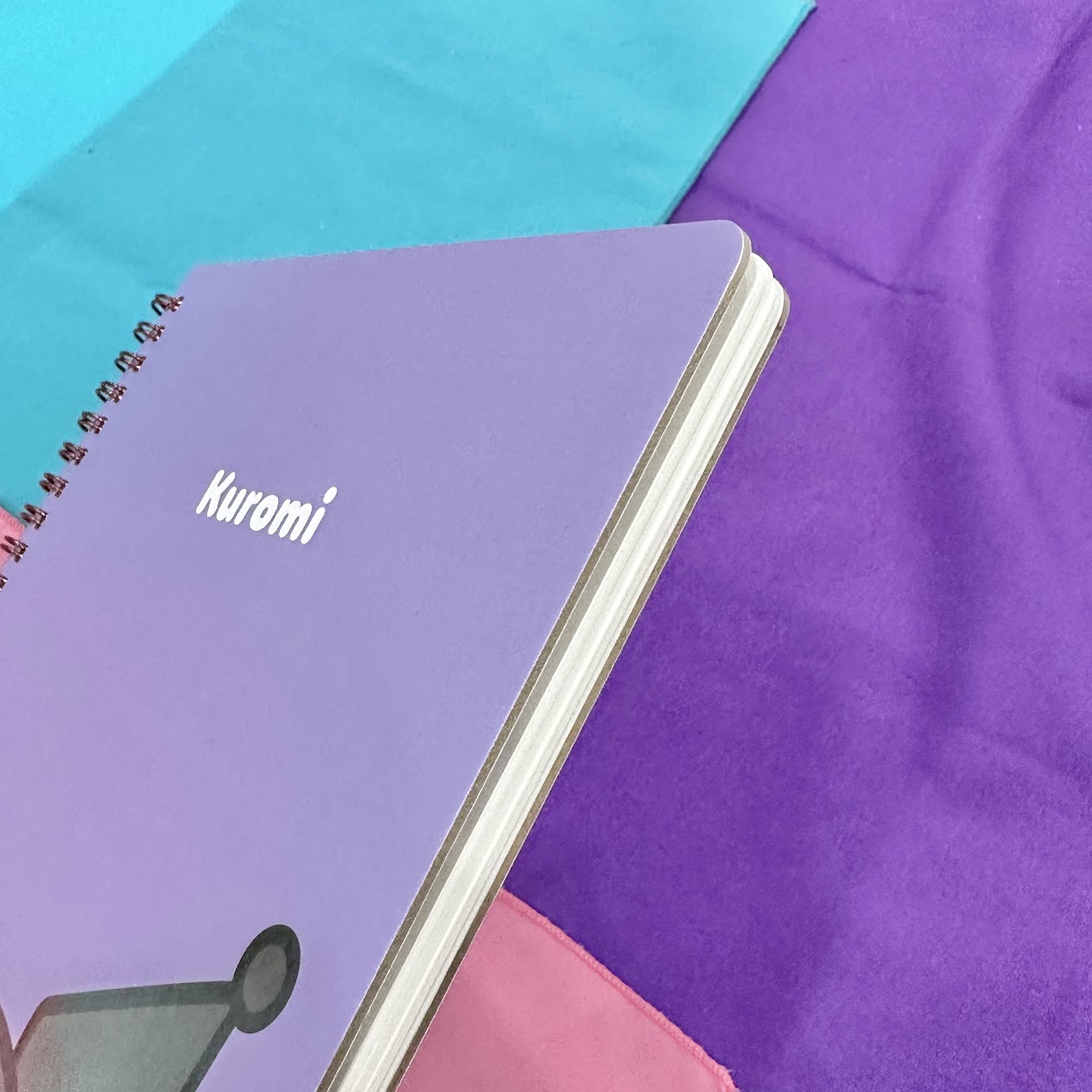 Kuromi PP College Ruled Notebook (Purple)