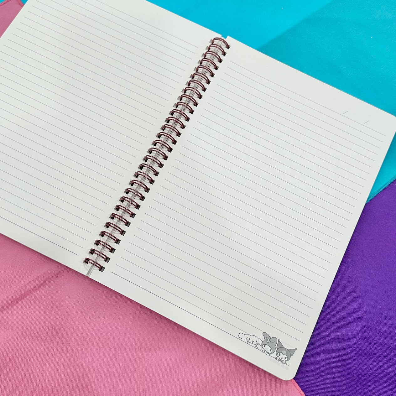 Kuromi PP College Ruled Notebook (Pink)