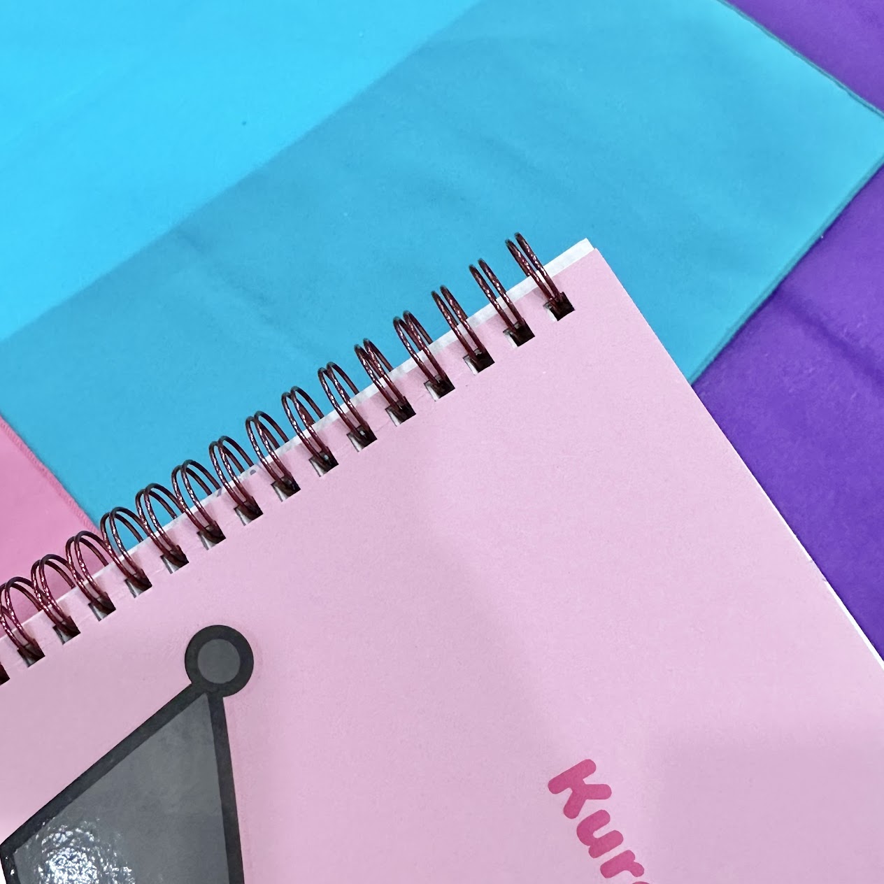 Kuromi PP College Ruled Notebook (Pink)