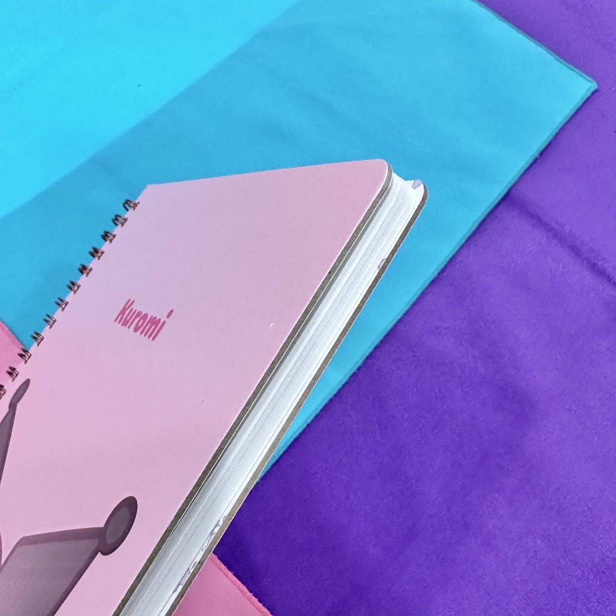 Kuromi PP College Ruled Notebook (Pink)