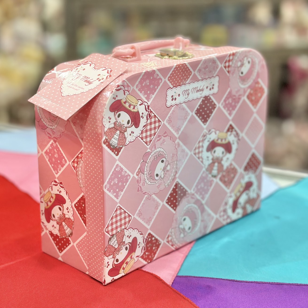 My Melody & My Sweet Piano "Patchwork" Mini Trunk