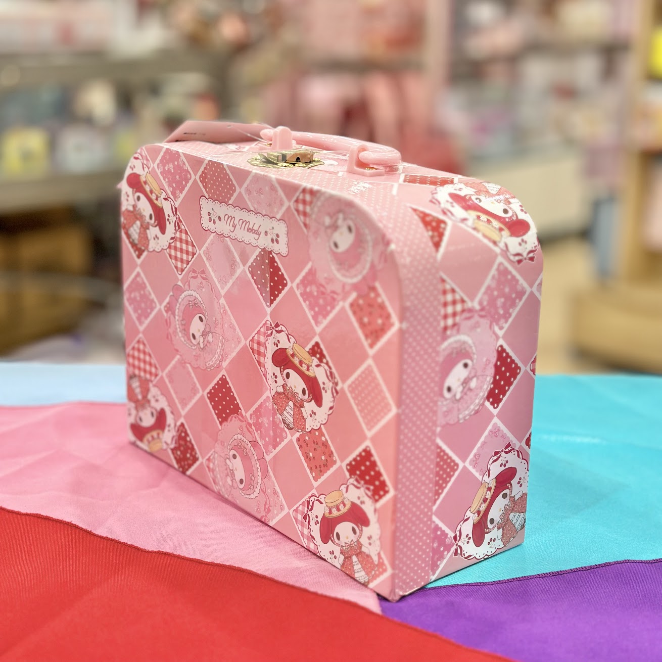 My Melody & My Sweet Piano "Patchwork" Mini Trunk