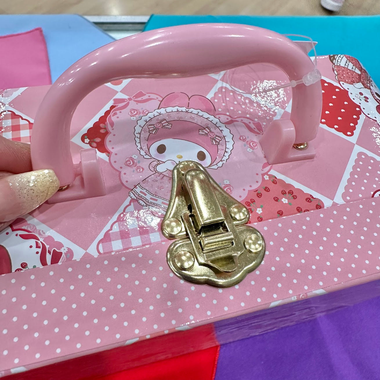 My Melody & My Sweet Piano "Patchwork" Mini Trunk