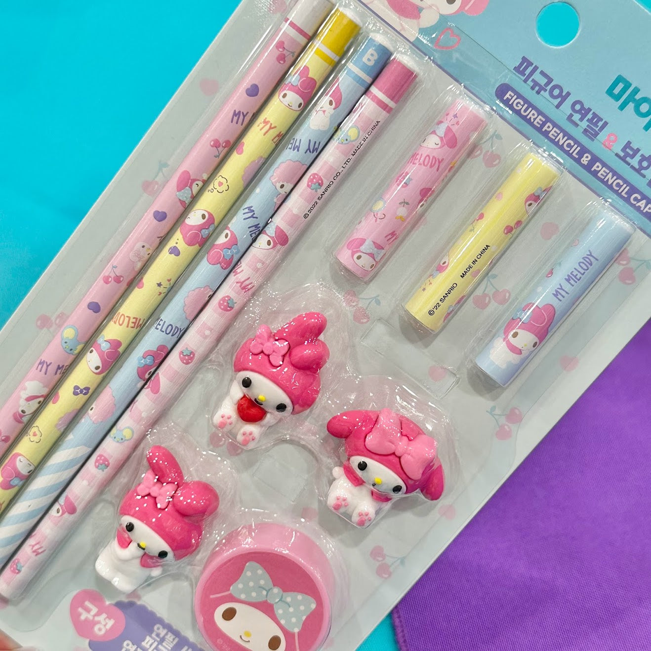 My Melody Pencil & Cap Cover Set
