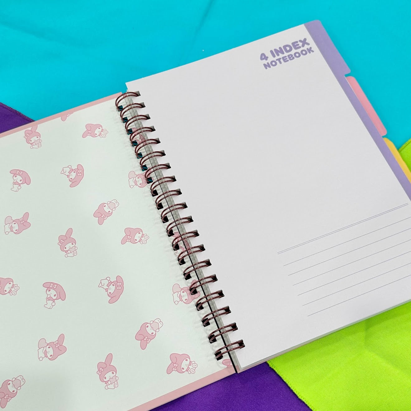 My Melody Left Bounded 4 Index Notebook