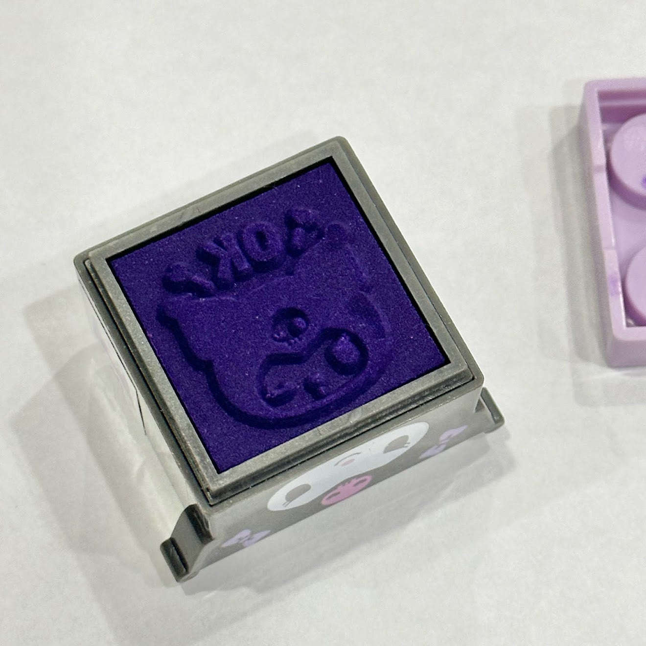Kuromi Block Figure Stamp (Ok)