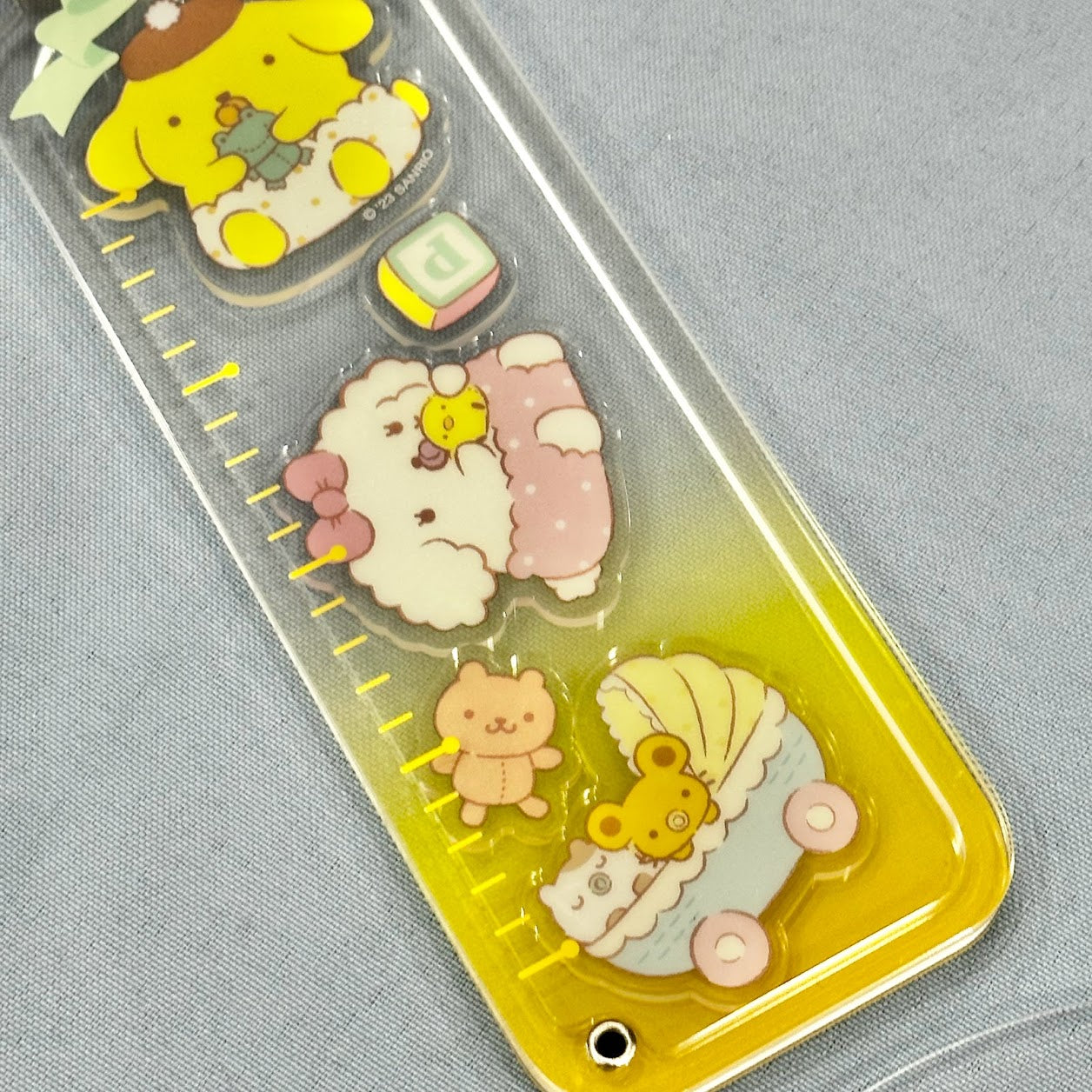 Pompompurin "Baby Bottle" Acrylic Keychain