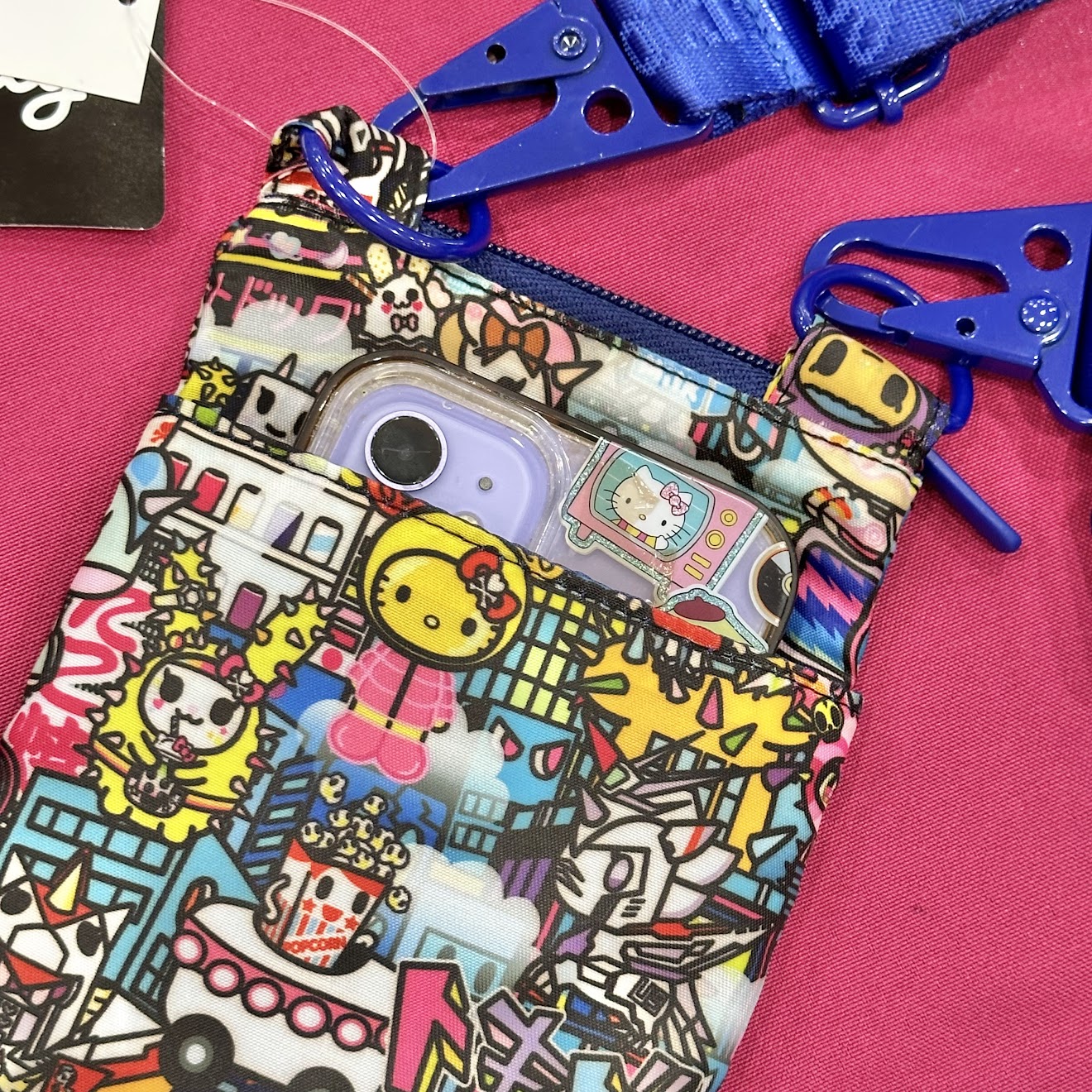 tokidoki x Hello Kitty "Midnight Metropolis" Shoulder Phone Case