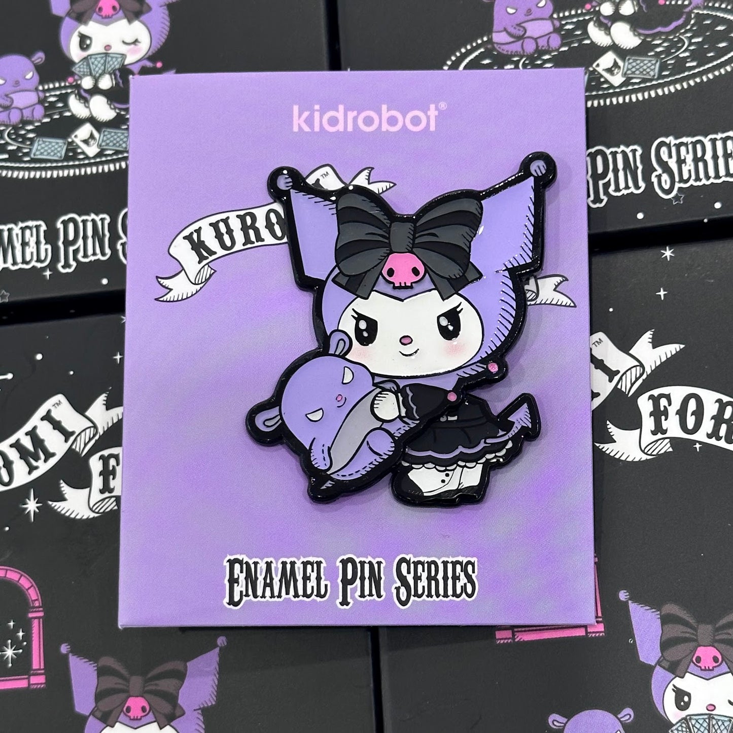 kidrobot x Kuromi "Fortune" Enamel Pins