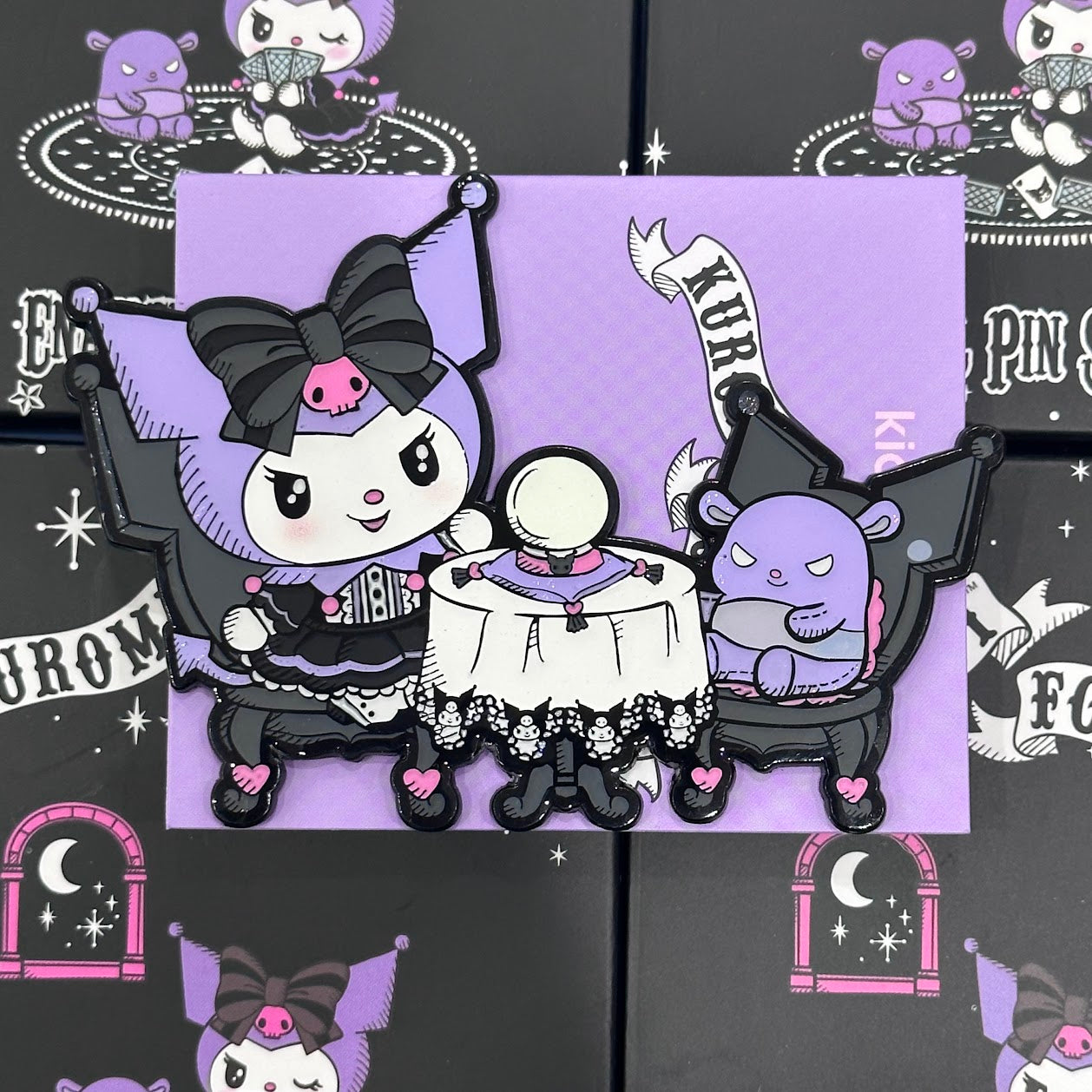 kidrobot x Kuromi "Fortune" Enamel Pins