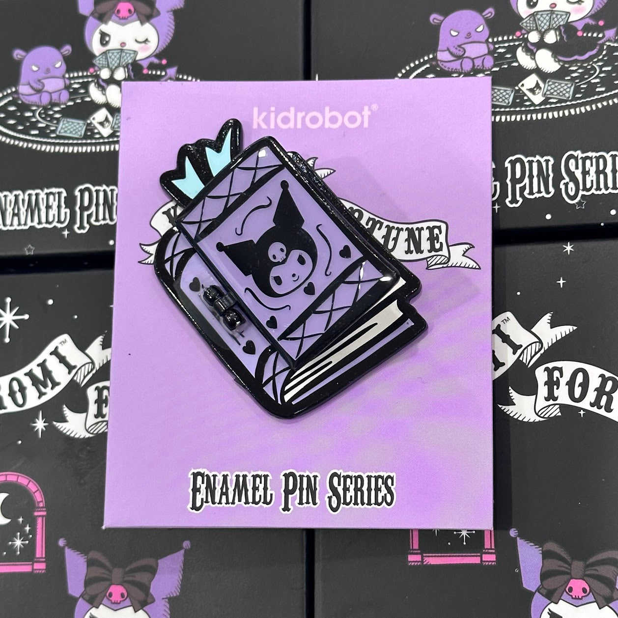 kidrobot x Kuromi "Fortune" Enamel Pins