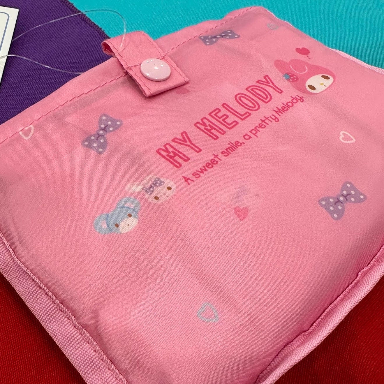 My Melody "Logo" Medium Reusable Shopping Bag