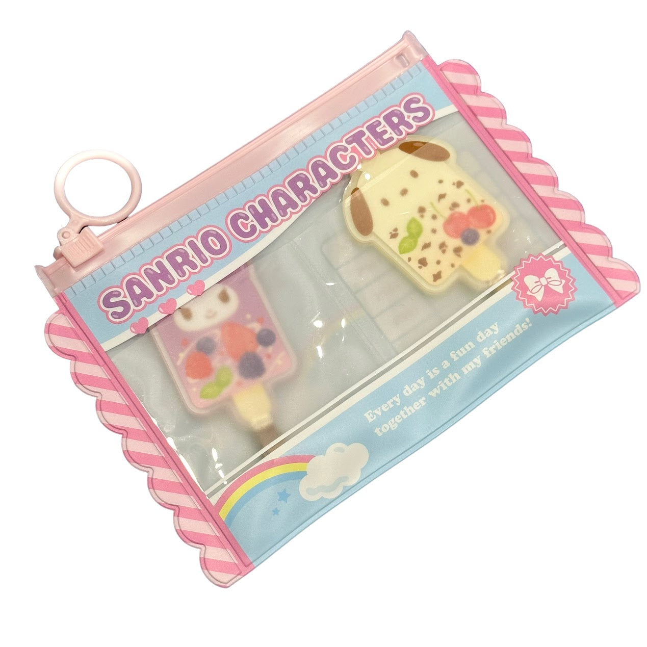 Sanrio Characters Pack Yourself Hair Clip "Fruit Popsicle" Mix