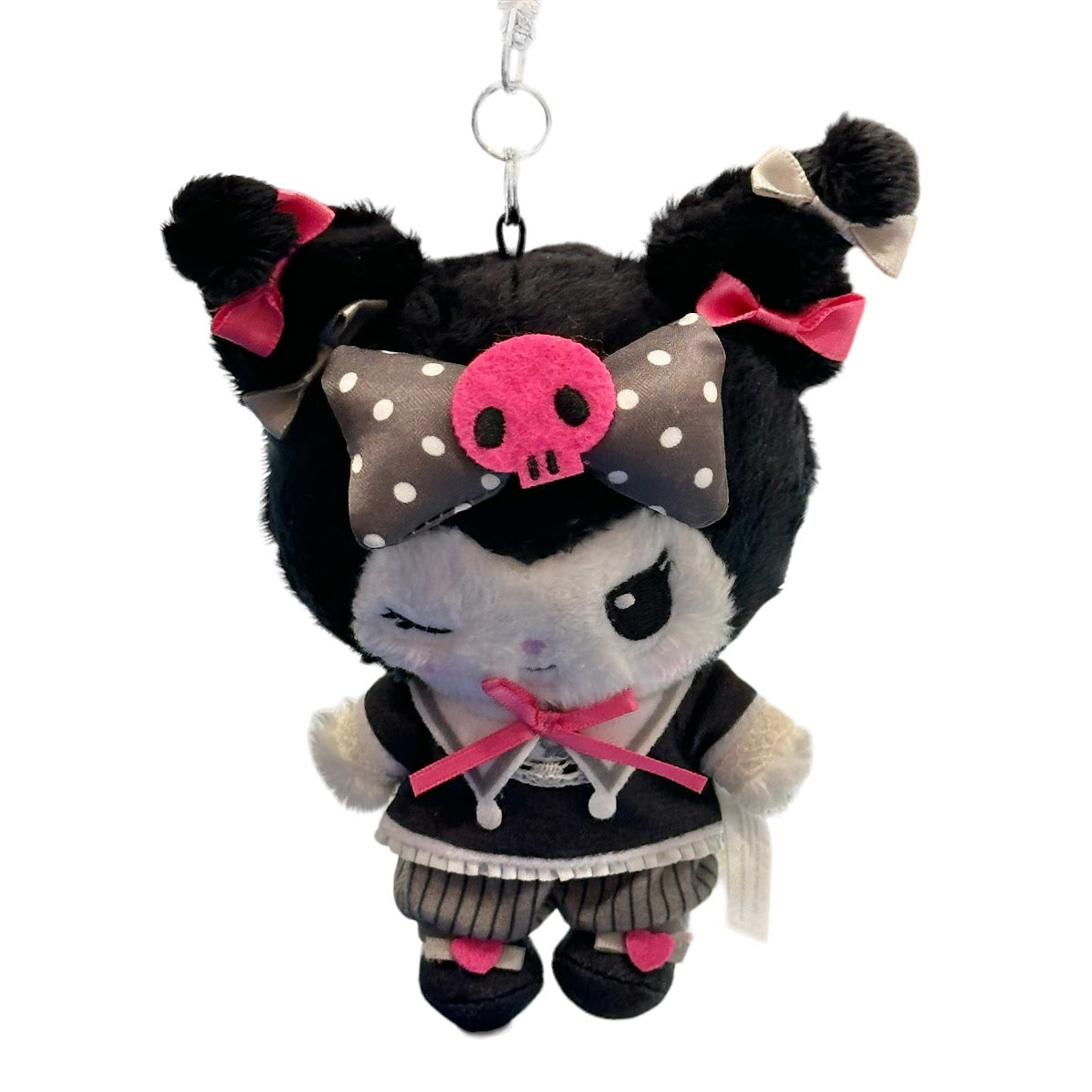 Kuromi "BK" Mascot Plush Keychain