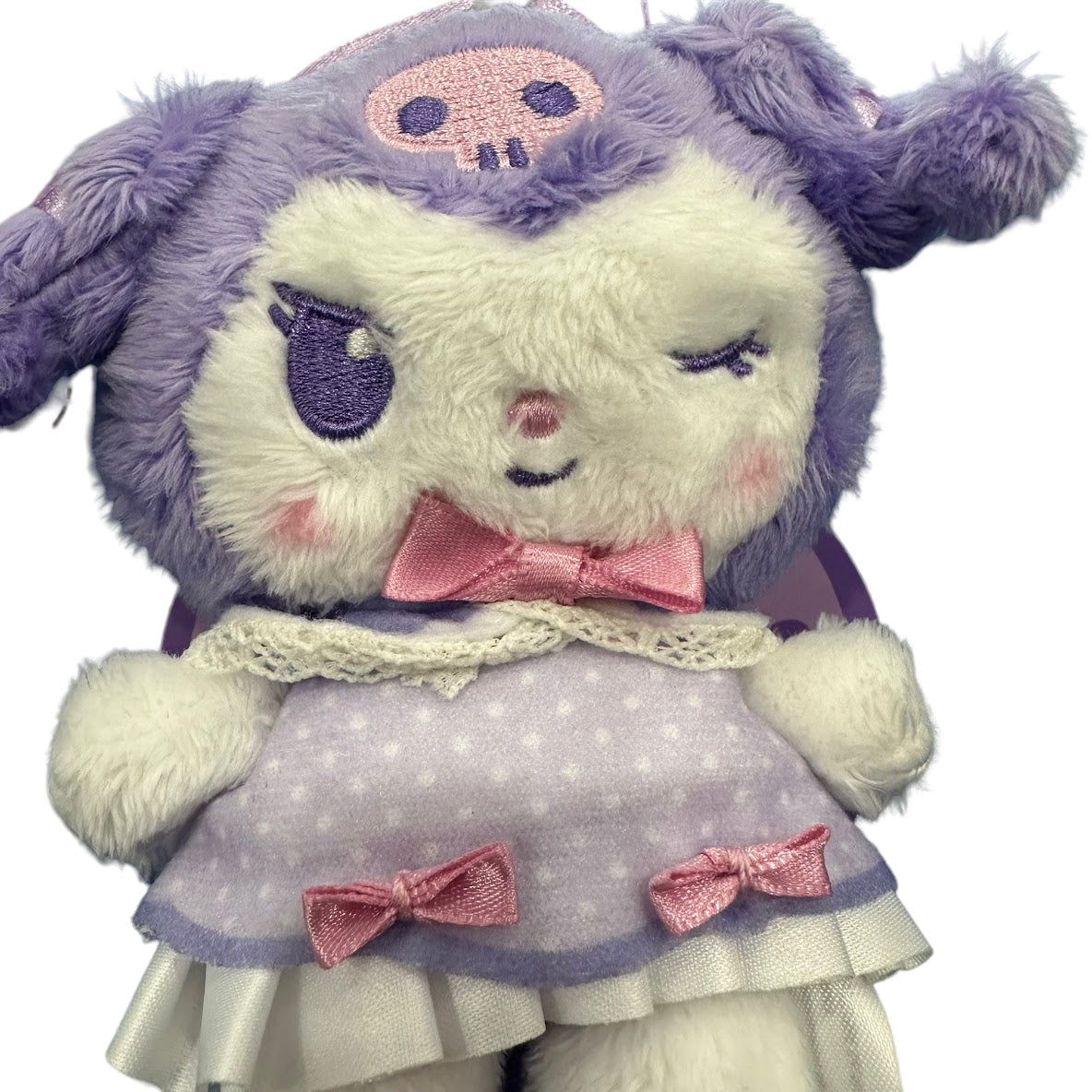 Kuromi "PU" Mascot Plush Keychain