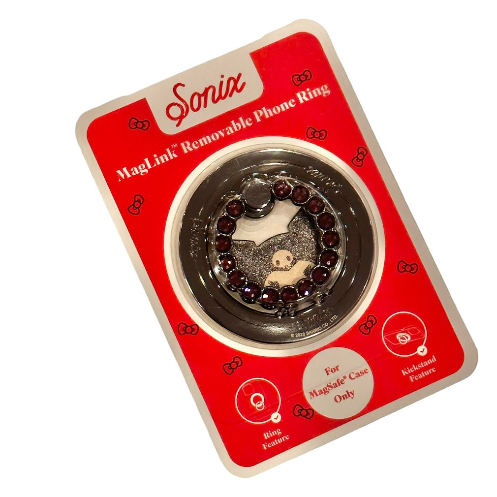 Sonix x Kuromi Magnetic Rhinestone Phone Ring