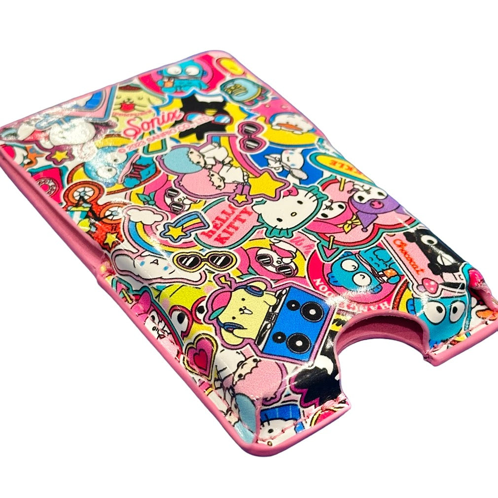 Sonix x Hello Kitty & Friends "Stickers" Vegan Leather Magnetic Wallet