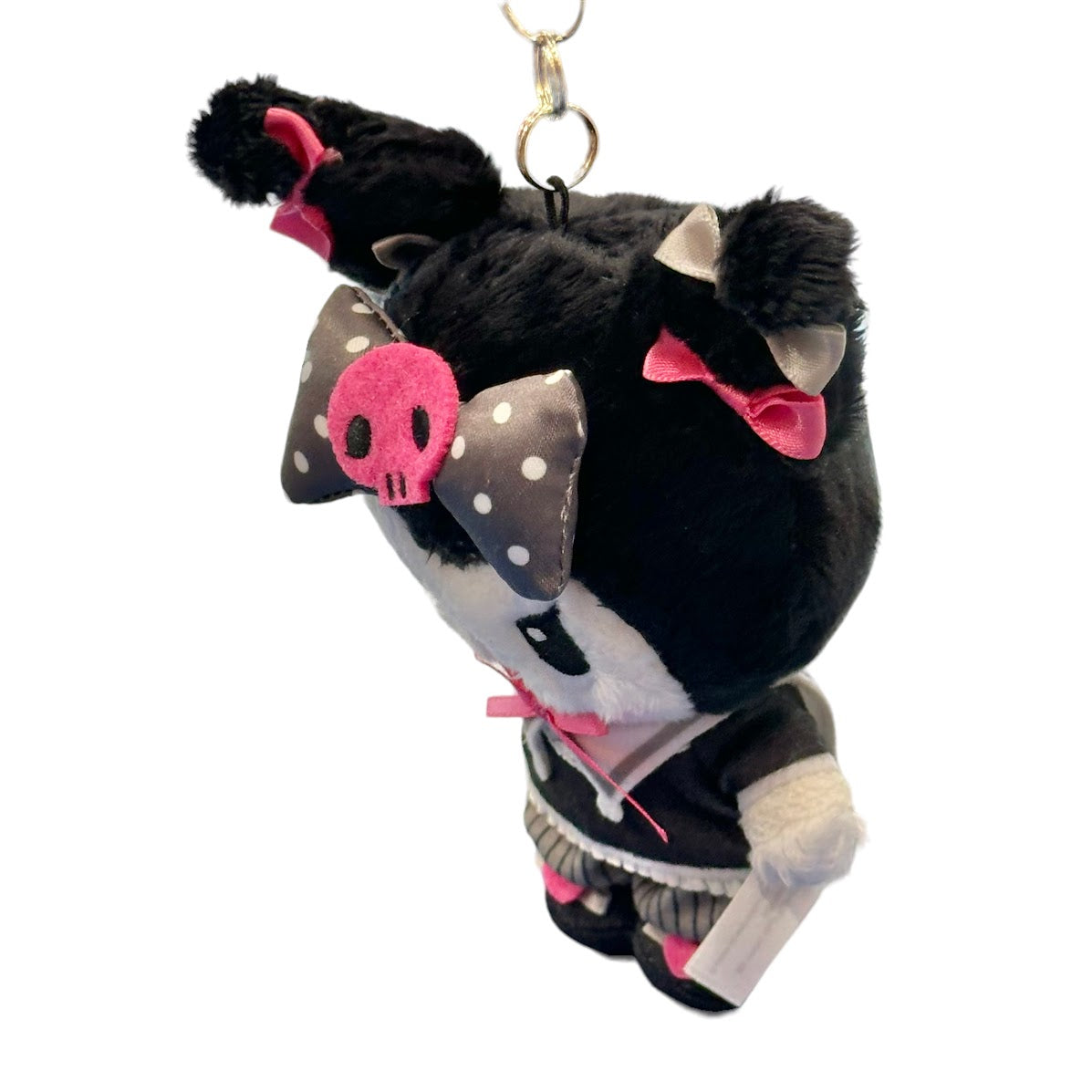 Kuromi "BK" Mascot Plush Keychain
